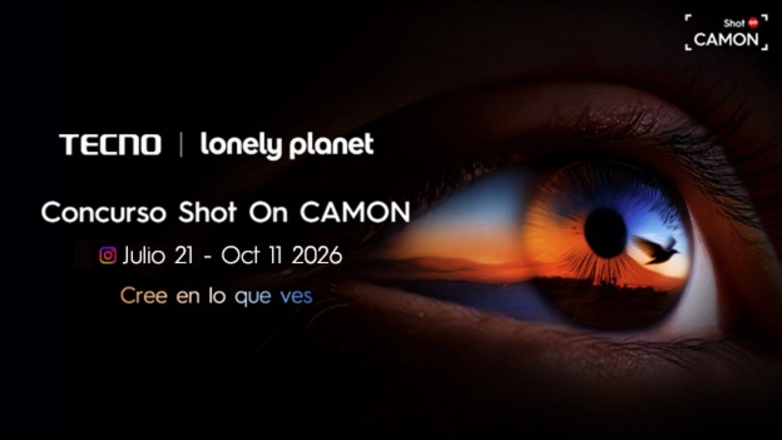 TECNO presenta Shot on CAMON 2026 con Lonely Planet 1