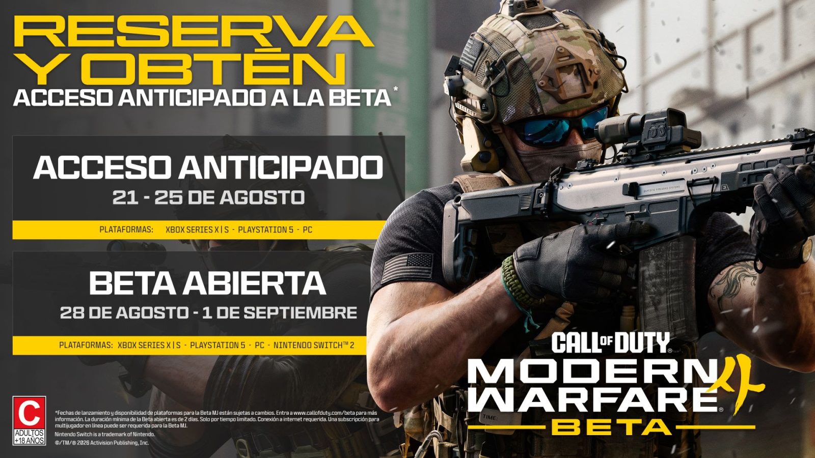 Call of Duty: Modern Warfare 4 detalla su Beta y llegada a Switch 2 3 Modern Warfare 4