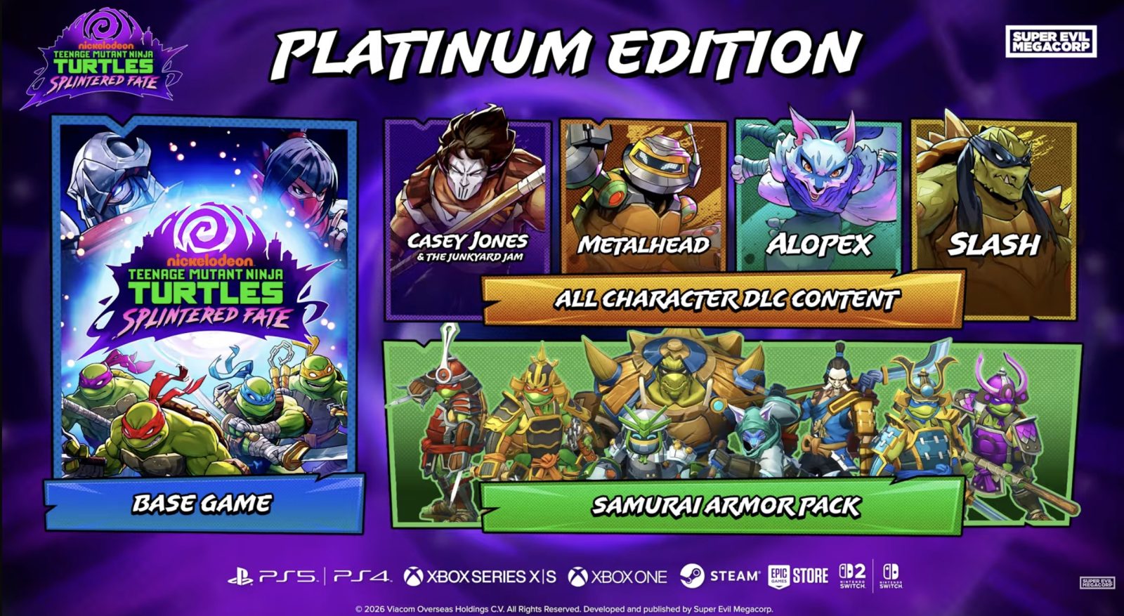 El Rey Rata y Slash invaden TMNT: Splintered Fate en la actualización 2.0 y DLC 1