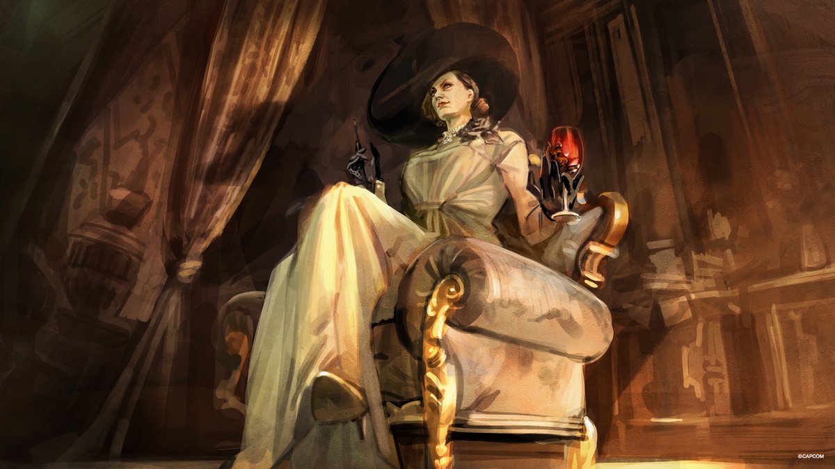 Resident Evil anuncia una estatua tamaño real de Lady Dimitrescu 1 Resident Evil, Lady Dimitrescu