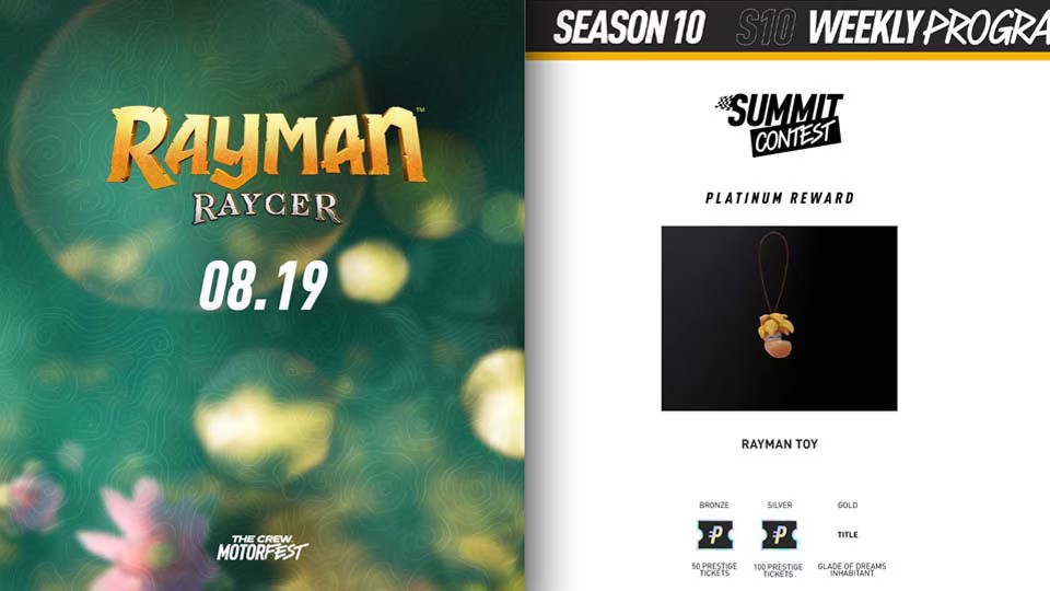 The Crew Motorfest anuncia la llegada de Rayman Racer 1