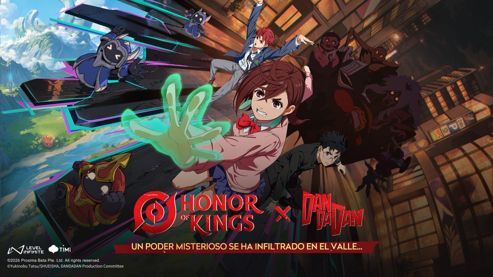 Honor of Kings x DAN DA DAN: Recompensas gratuitas, minijuegos y más 1 Honor of Kings x DAN DA DAN: Recompensas gratuitas, minijuegos y más 1