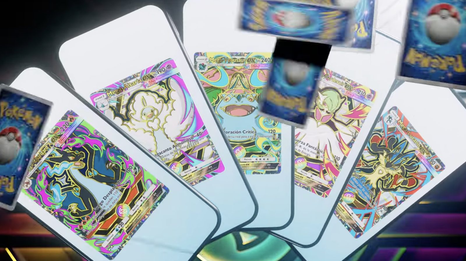 ¡Megaevoluciones y cartas garantizadas! JCC Pokémon Pocket anuncia Deluxe Pack: Mega 3 MEGA