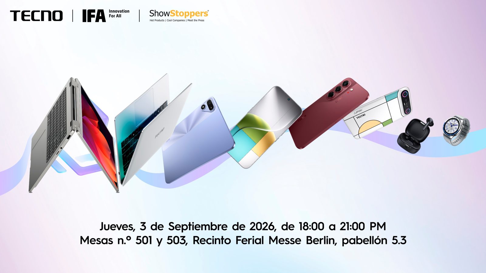 TECNO presenta en IFA 2026 su Concept Phone sin bordes y nuevas innovaciones 3 TECNO presenta en IFA 2026 su Concept Phone sin bordes y nuevas innovaciones 3