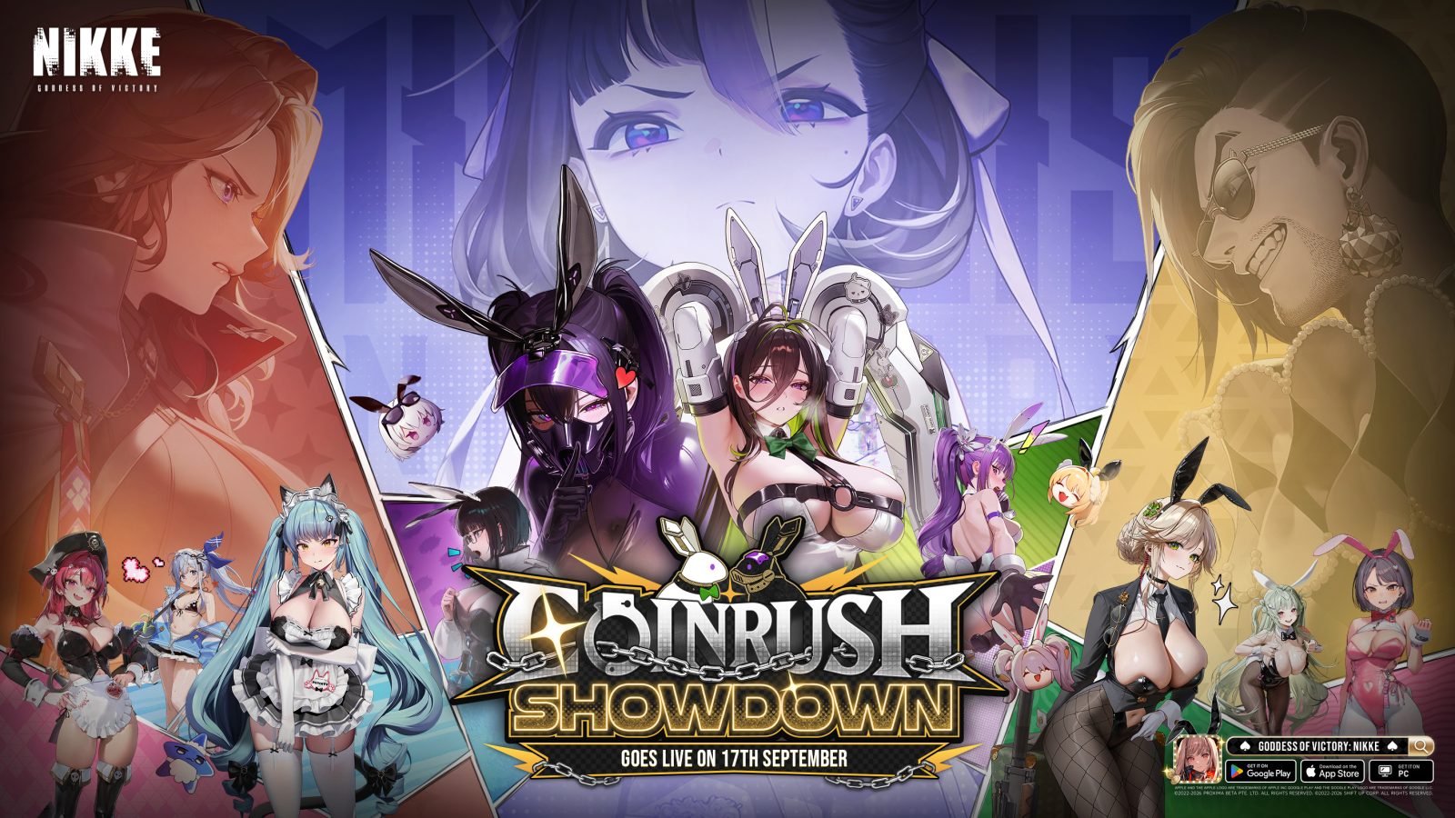 NIKKE anuncia Coin Rush Showdown y nuevos atuendos de conejita 2 Goddess of Victory: NIKKE