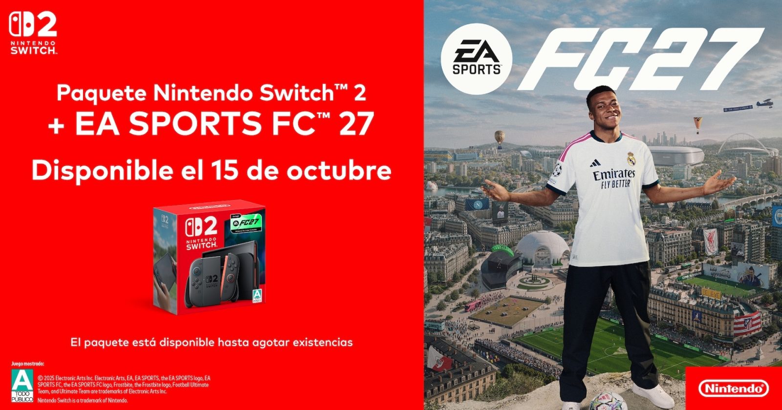 EA SPORTS FC 27: Nintendo y EA anuncian un paquete de Switch 2 1 FC 27