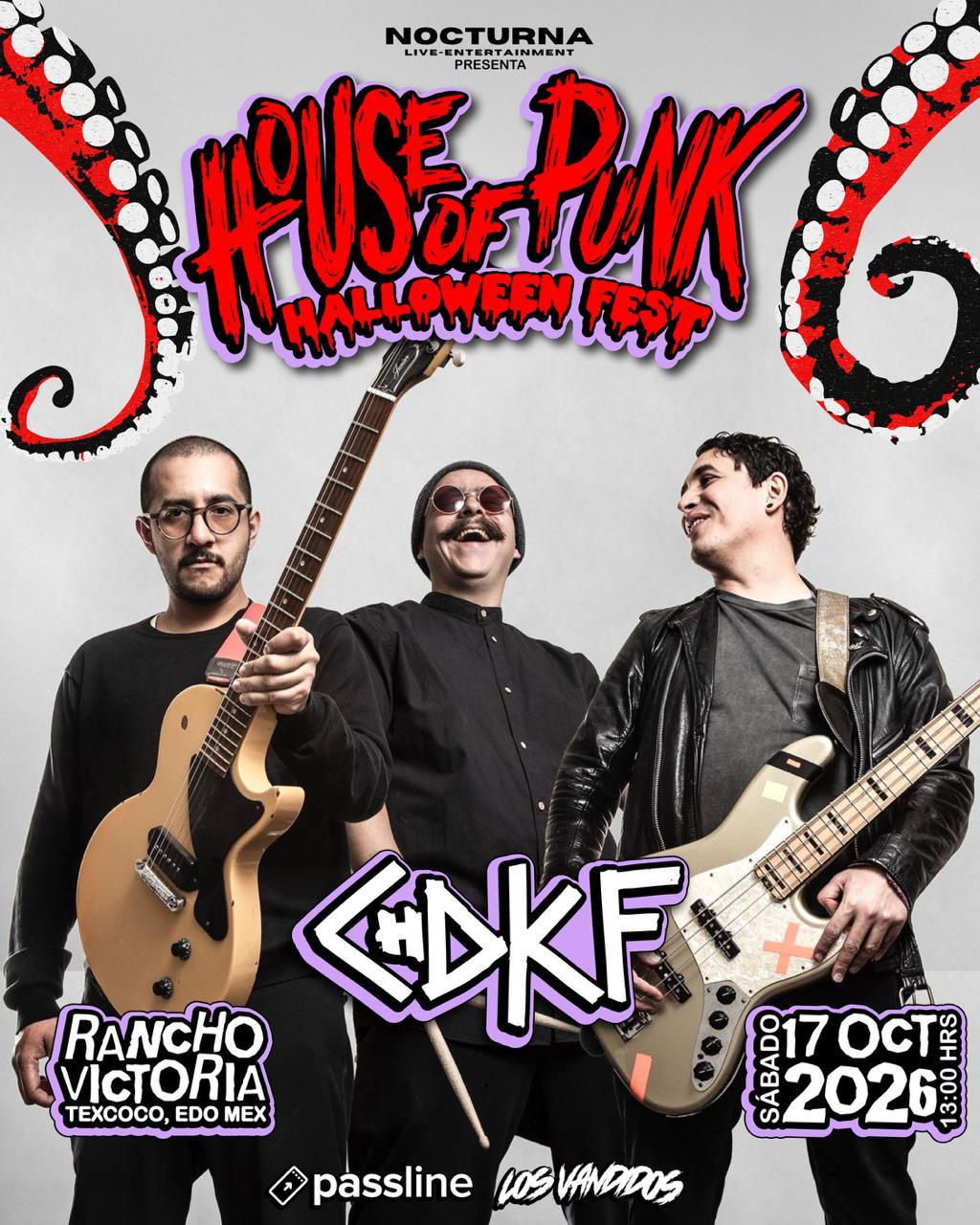 House Of Punk llegá a Texcoco en este Halloween 5
