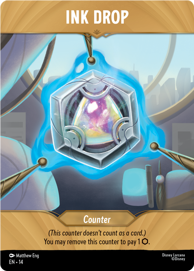 Disney Lorcana: Hyperia City Lanzamiento 5 Disney Lorcana: Hyperia City Ink drop