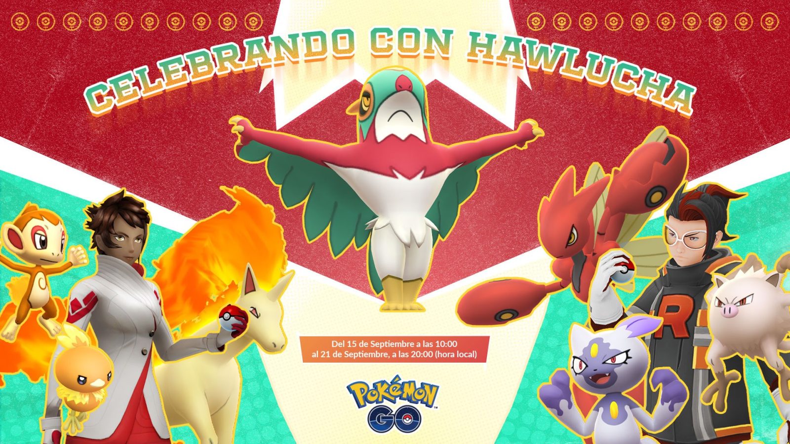 ¡Hawlucha lidera las fiestas patrias en Pokémon GO! 1 Pokémon GO
