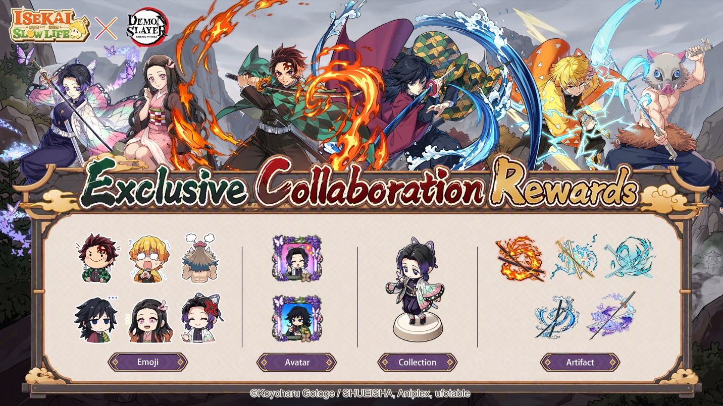 Isekai: Slow Life x Demon Slayer: conoce este evento colaboración 3 Demon Slayer