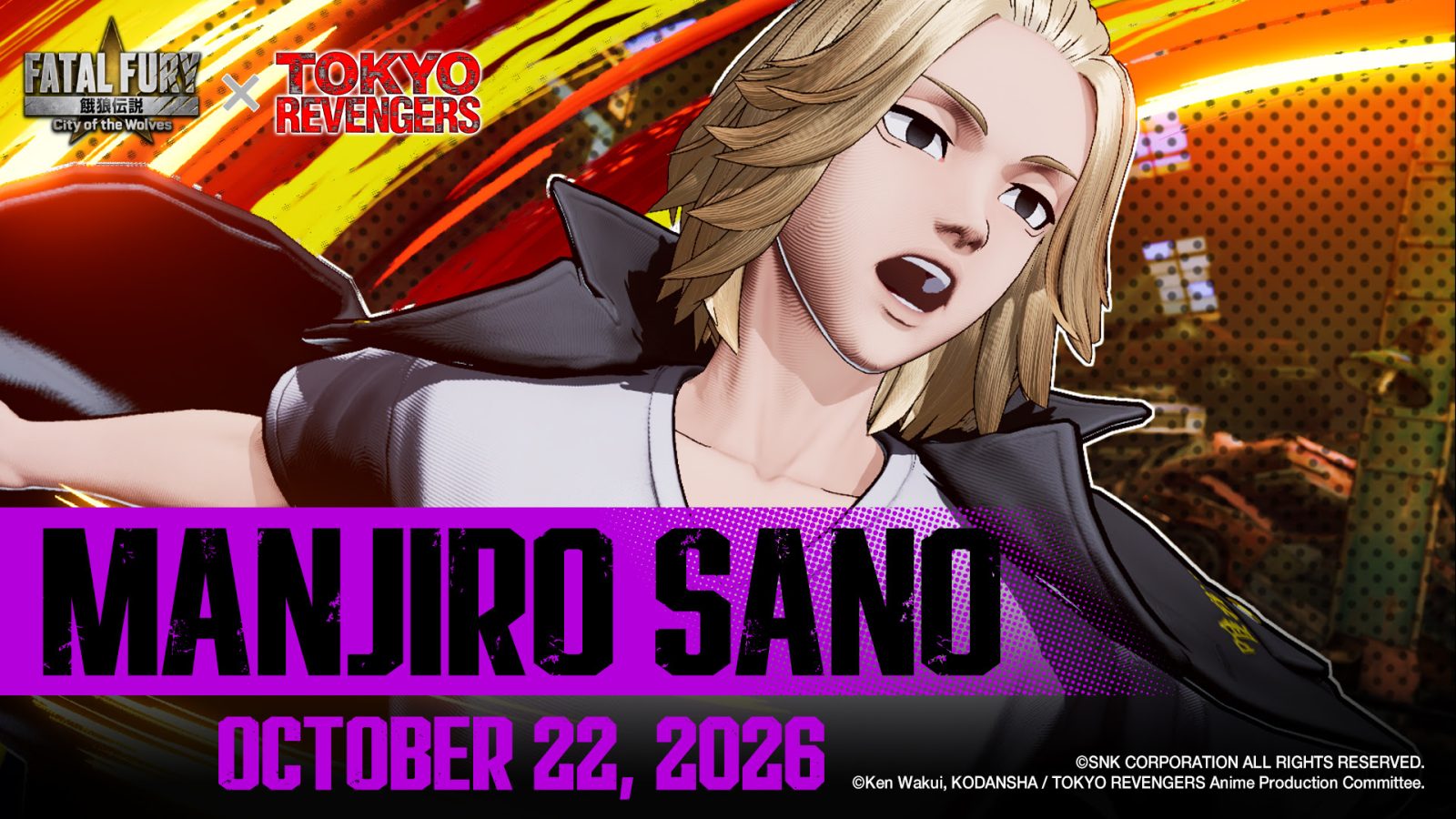 Tokyo Revengers se unen a FATAL FURY: City of the Wolves 3 Tokyo Revengers