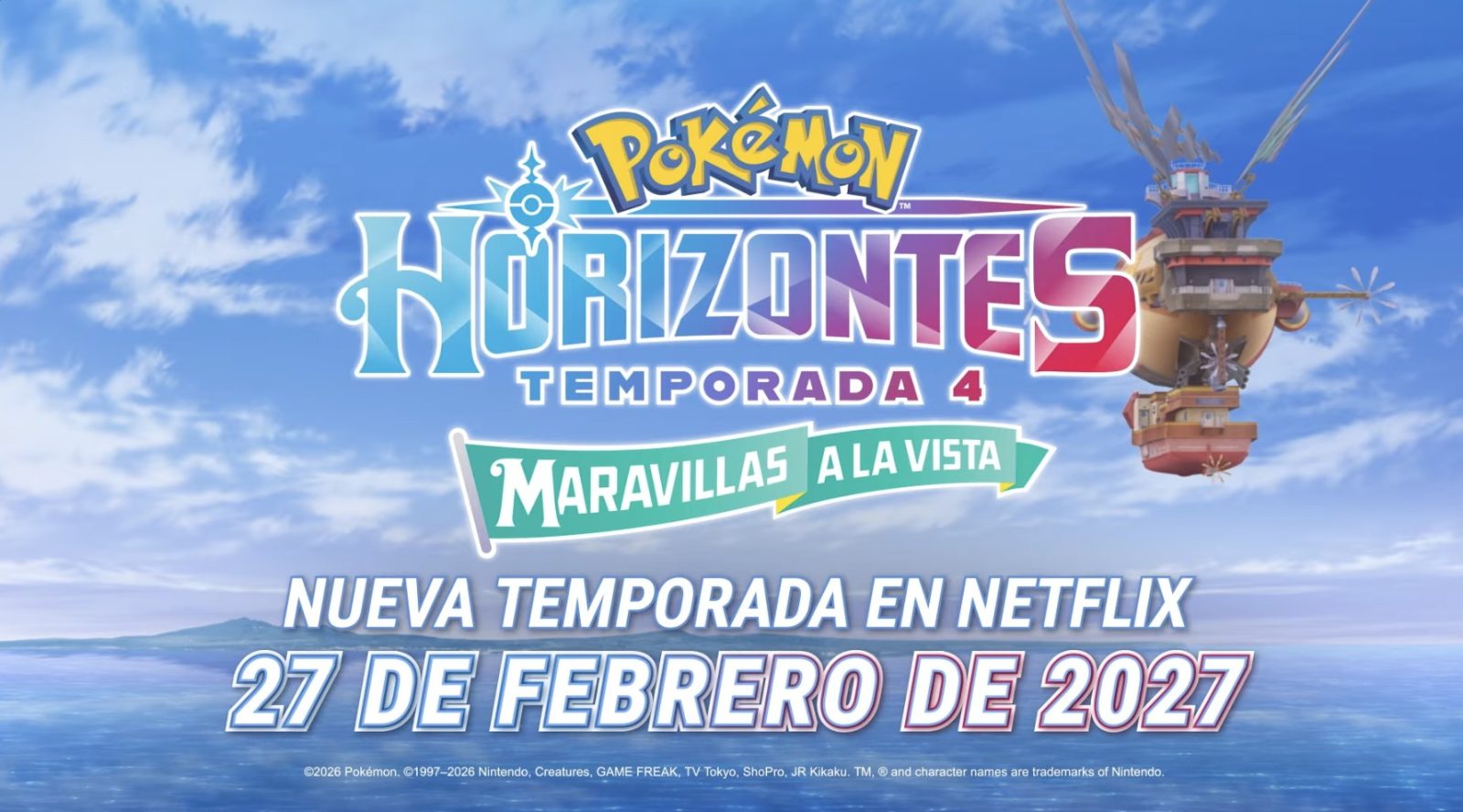 Horizontes Pokémon: Maravillas a la vista llegará a Netflix en 2027 1 HORIZONTES POKÉMON