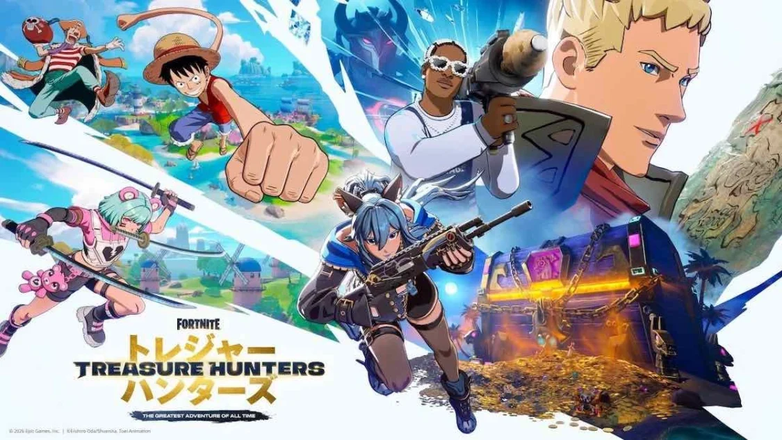 Fortnite estrena su temporada Cazadores de Tesoros con One Piece 2