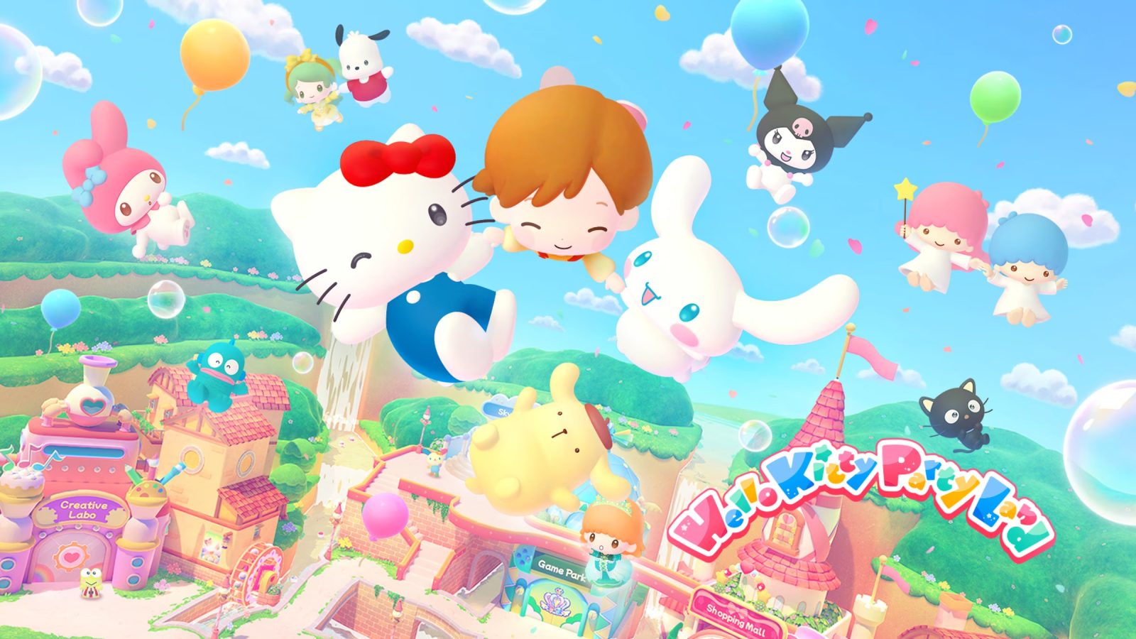 HELLO KITTY PARTY LAND revela sus divertidos minijuegos