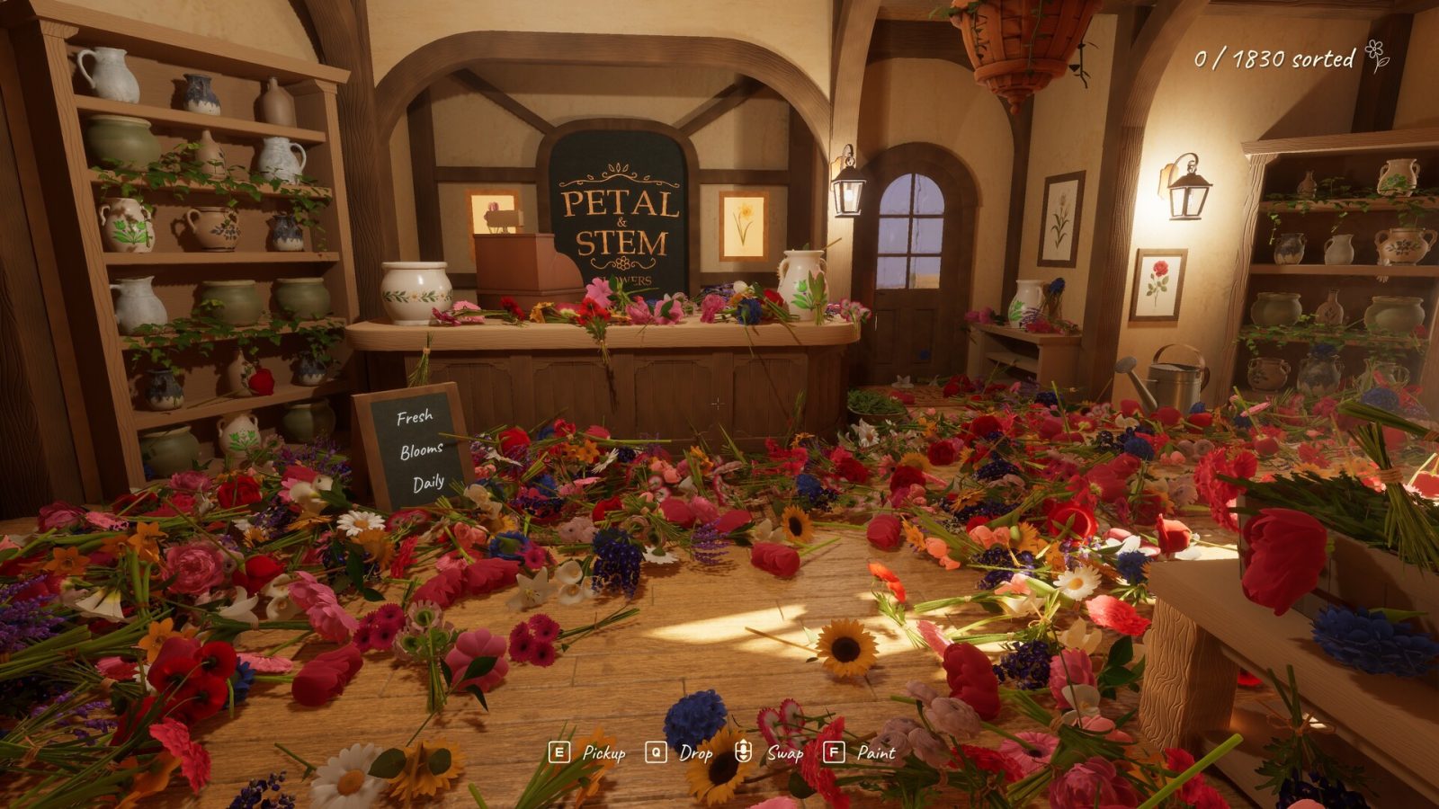 Reseña: Tidy Up the Flower Shop, entre flores y canastas (PC)